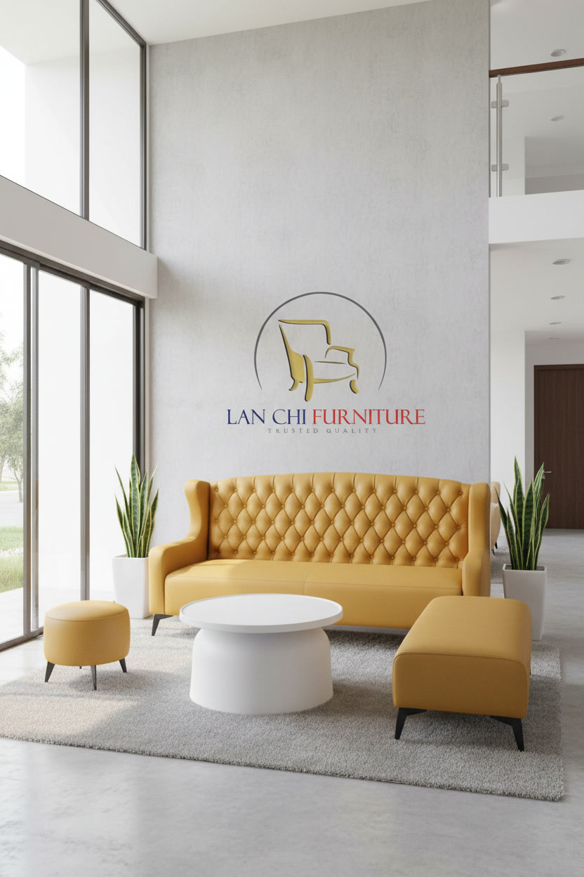 BỘ SOFA HIỆN ĐẠI AURORA BỌC RÚT NÚT